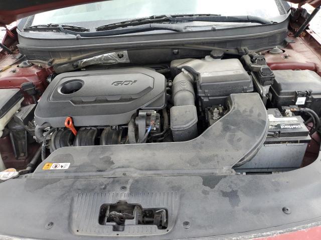 5NPE34AF1GH357272 - 2016 HYUNDAI SONATA SPORT RED photo 11