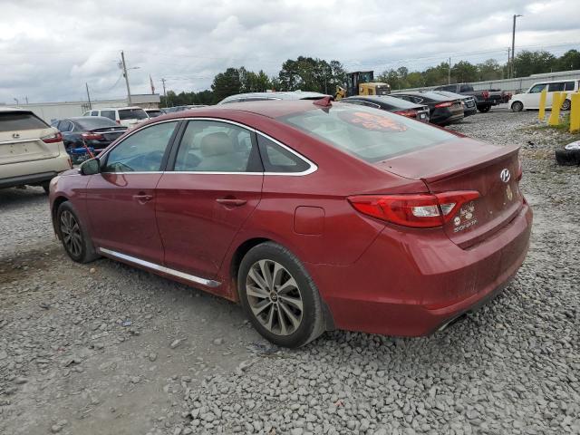 5NPE34AF1GH357272 - 2016 HYUNDAI SONATA SPORT RED photo 2