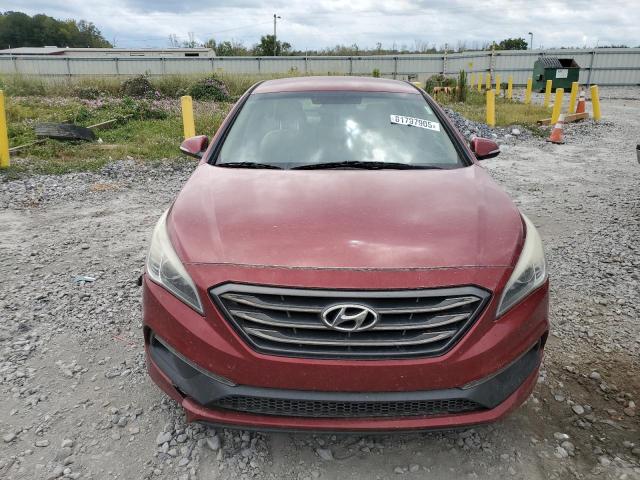 5NPE34AF1GH357272 - 2016 HYUNDAI SONATA SPORT RED photo 5