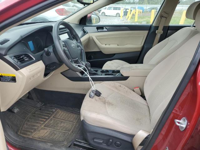 5NPE34AF1GH357272 - 2016 HYUNDAI SONATA SPORT RED photo 7