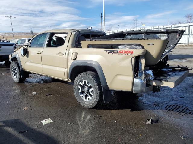 3TMCZ5AN6JM158898 - 2018 TOYOTA TACOMA DOUBLE CAB TAN photo 2