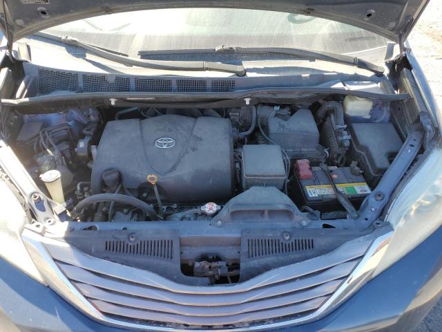 5TDYZ3DC6HS789486 - 2017 TOYOTA SIENNA XLE BLUE photo 12