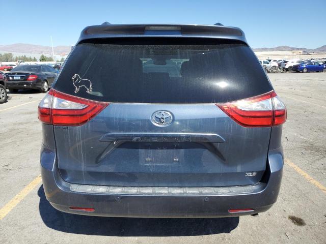 5TDYZ3DC6HS789486 - 2017 TOYOTA SIENNA XLE BLUE photo 6