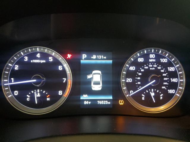 5NPE34AF1JH660351 - 2018 HYUNDAI SONATA SPORT أسود صورة 9