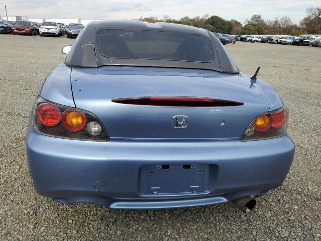 JHMAP21495S008864 - 2005 HONDA S2000 BLUE photo 6