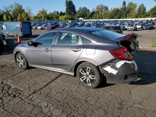 2HGFC2F59JH519739 - 2018 HONDA CIVIC LX GRAY photo 2