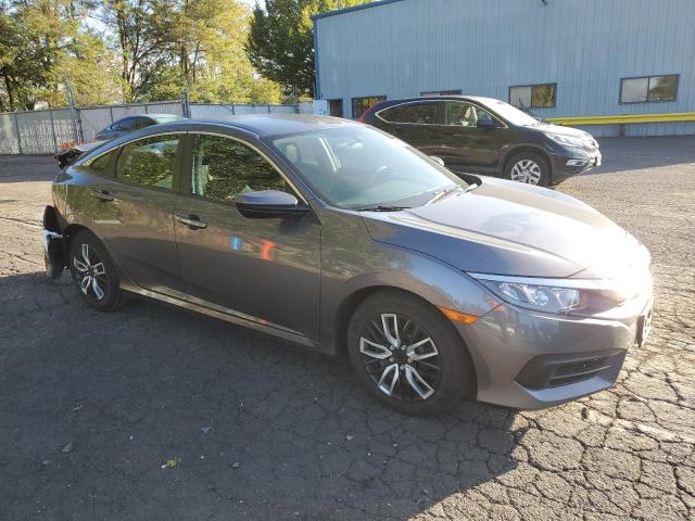 2HGFC2F59JH519739 - 2018 HONDA CIVIC LX GRAY photo 4