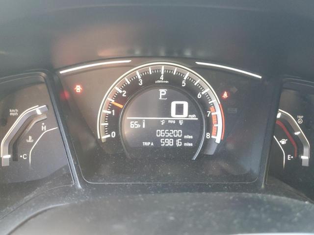 2HGFC2F59JH519739 - 2018 HONDA CIVIC LX GRAY photo 9