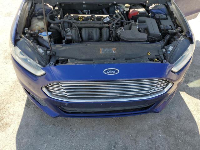 3FA6P0H7XDR198363 - 2013 FORD FUSION SE BLUE photo 11