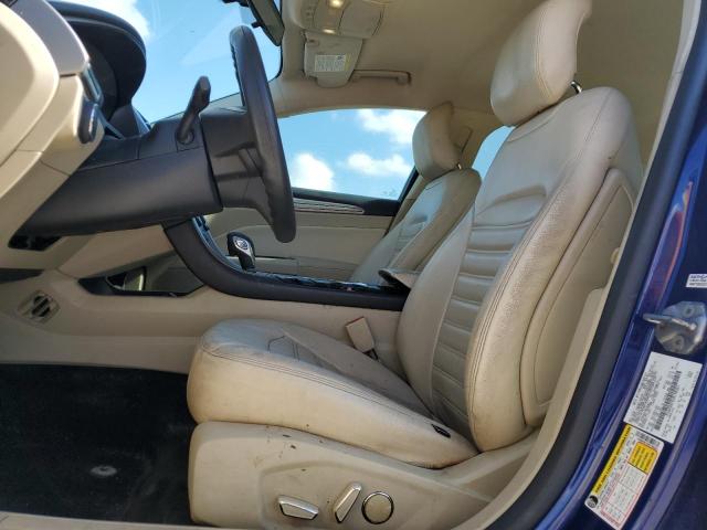 3FA6P0H7XDR198363 - 2013 FORD FUSION SE BLUE photo 7