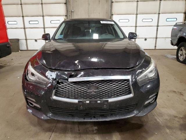 JN1BV7AR9EM706385 - 2014 INFINITI Q50 BASE BLACK photo 5