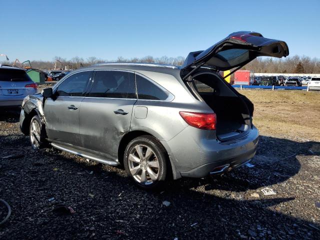 5FRYD4H85EB015044 - 2014 ACURA MDX ADVANCE GRAY photo 2