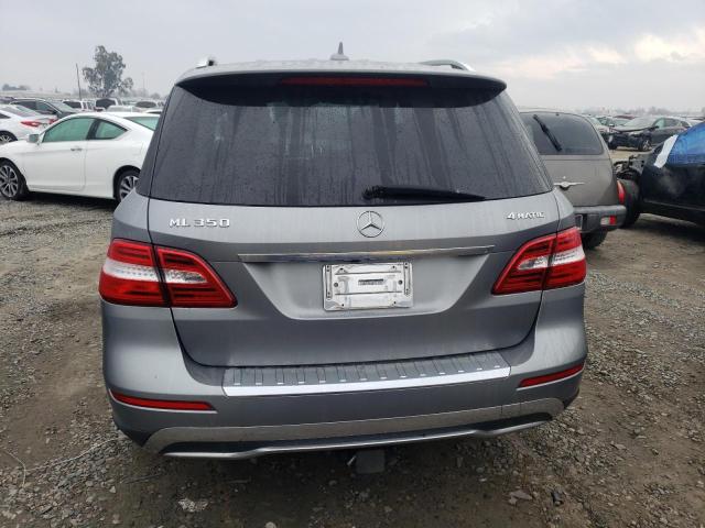 4JGDA5HB9CA036037 - 2012 MERCEDES-BENZ ML 350 4MATIC GRAY photo 6