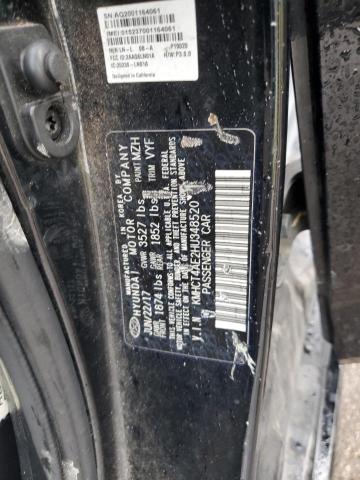 KMHCT4AE2HU348520 - 2017 HYUNDAI ACCENT SE BLACK photo 12