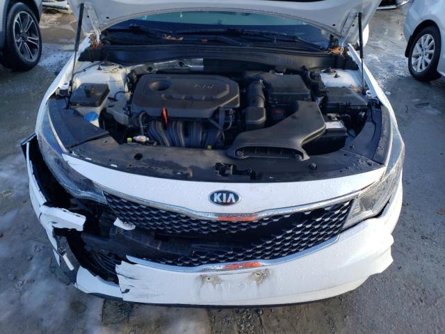 5XXGU4L39GG098826 - 2016 KIA OPTIMA EX WHITE photo 11