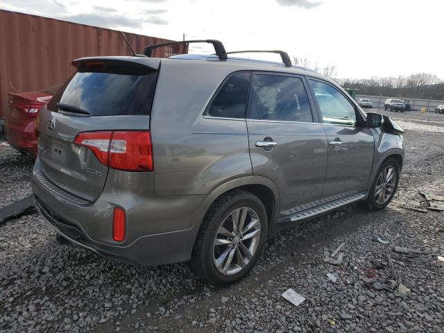 5XYKW4A75FG603541 - 2015 KIA SORENTO SX GRAY photo 3