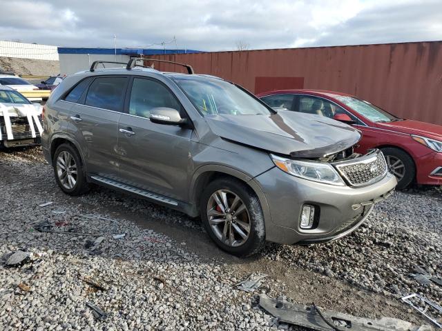 5XYKW4A75FG603541 - 2015 KIA SORENTO SX GRAY photo 4