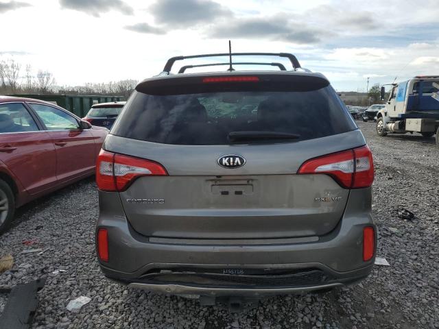 5XYKW4A75FG603541 - 2015 KIA SORENTO SX GRAY photo 6