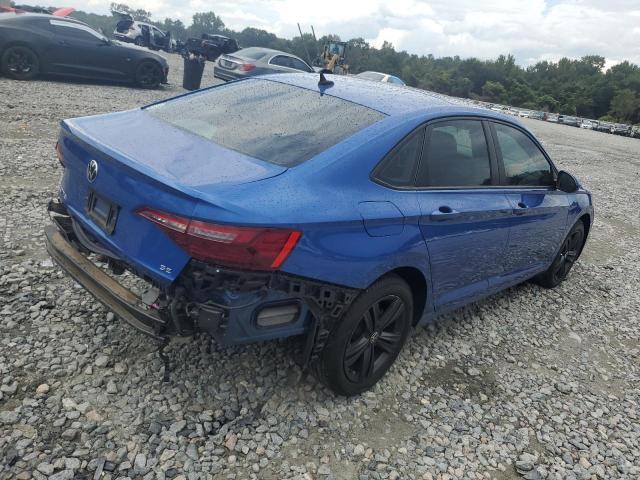 3VW7M7BU0NM013702 - 2022 VOLKSWAGEN JETTA SE BLUE photo 3