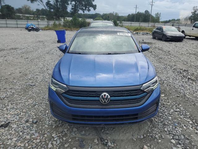 3VW7M7BU0NM013702 - 2022 VOLKSWAGEN JETTA SE BLUE photo 5