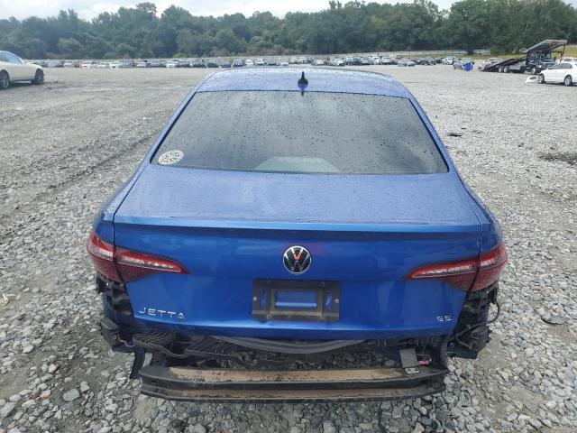 3VW7M7BU0NM013702 - 2022 VOLKSWAGEN JETTA SE BLUE photo 6