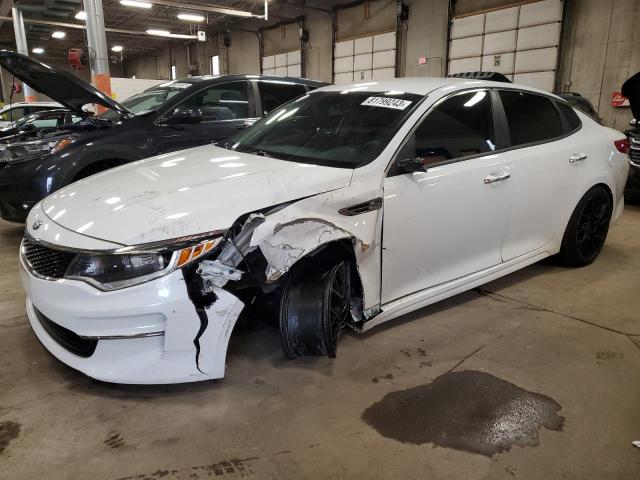 5XXGT4L38JG187782 - 2018 KIA OPTIMA LX WHITE photo 1