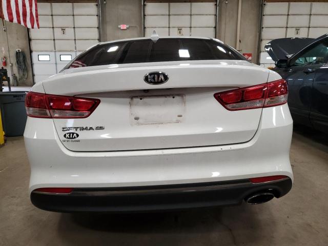 5XXGT4L38JG187782 - 2018 KIA OPTIMA LX WHITE photo 6