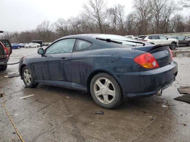 KMHHN65F13U068658 - 2003 HYUNDAI TIBURON GT BLUE photo 2