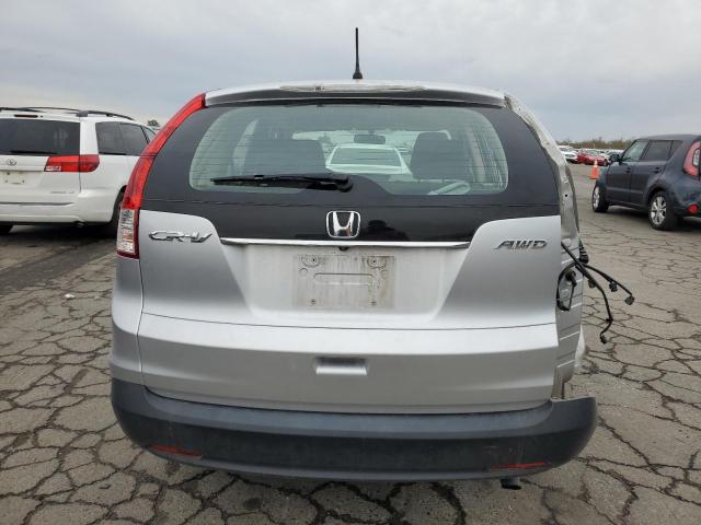 2HKRM4H30DH647329 - 2013 HONDA CR-V LX SILVER photo 6