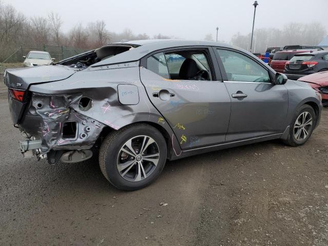 3N1AB8CV9NY236859 - 2022 NISSAN SENTRA SV GRAY photo 3