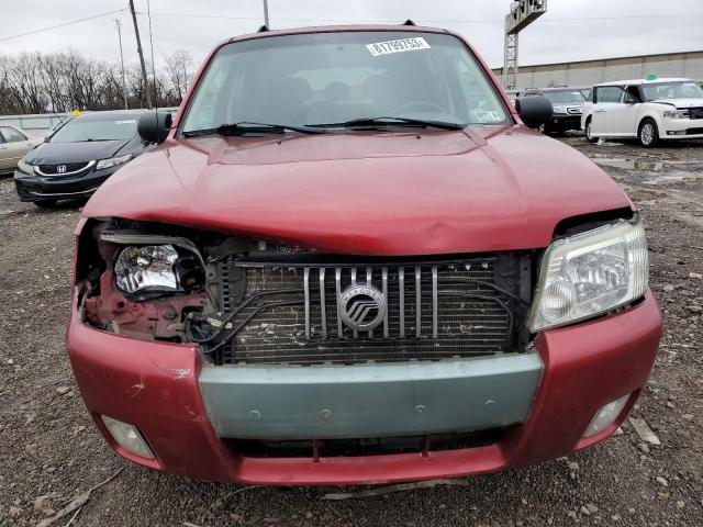 4M2YU91177KJ04156 - 2007 MERCURY MARINER LUXURY MAROON photo 5