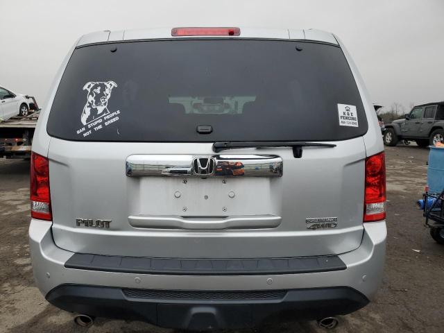 5FNYF4H98CB039176 - 2012 HONDA PILOT TOURING SILVER photo 6