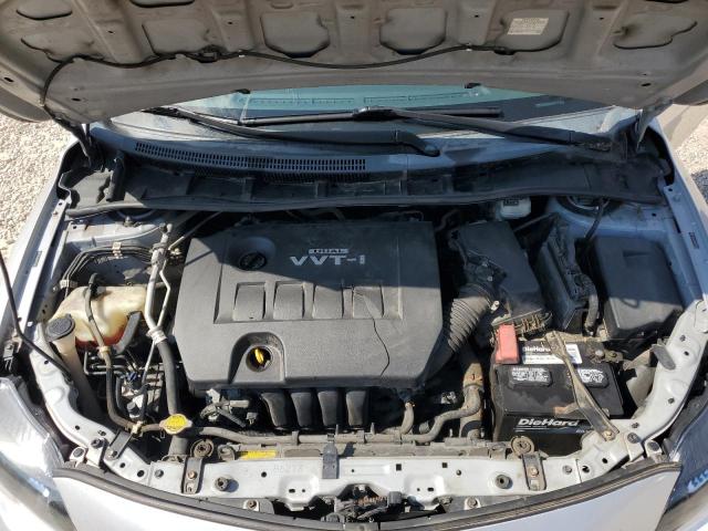 2T1BU4EE4AC455448 - 2010 TOYOTA COROLLA BASE فضي صورة 11