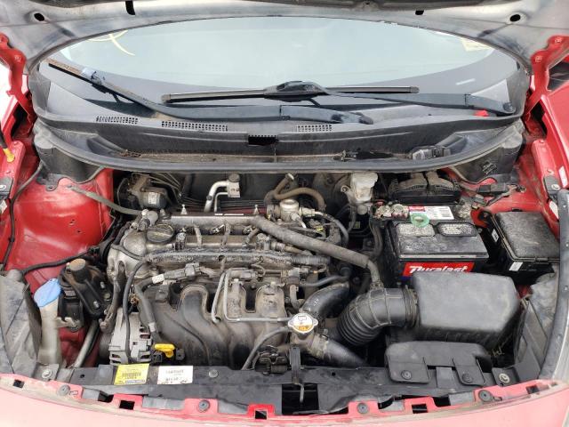 KNADN4A37D6206287 - 2013 KIA RIO EX RED photo 11