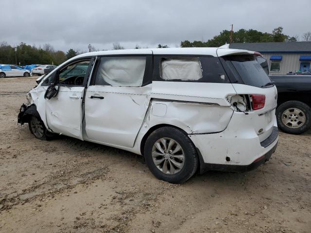 KNDMA5C12K6511192 - 2019 KIA SEDONA L WHITE photo 2