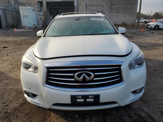 5N1AL0MM0FC528083 - 2015 INFINITI QX60 WHITE photo 5