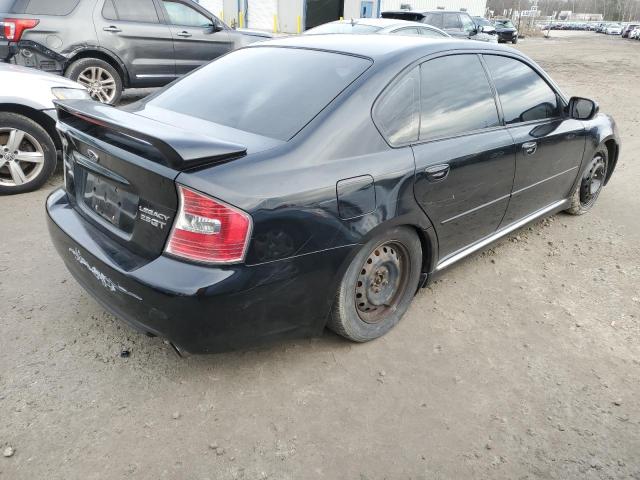 4S3BL676054208716 - 2005 SUBARU LEGACY GT LIMITED BLACK photo 3