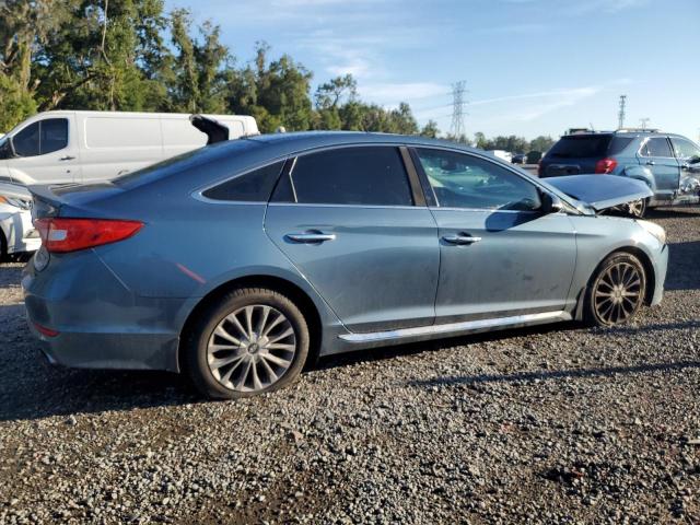 5NPE34AF4FH088506 - 2015 HYUNDAI SONATA SPORT BLUE photo 3