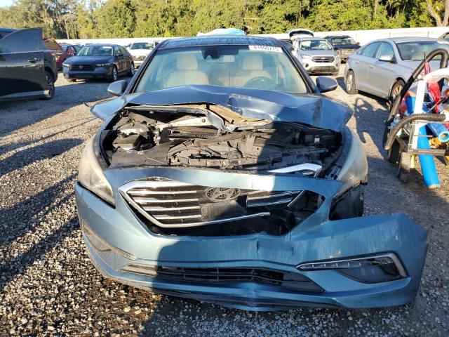 5NPE34AF4FH088506 - 2015 HYUNDAI SONATA SPORT BLUE photo 5