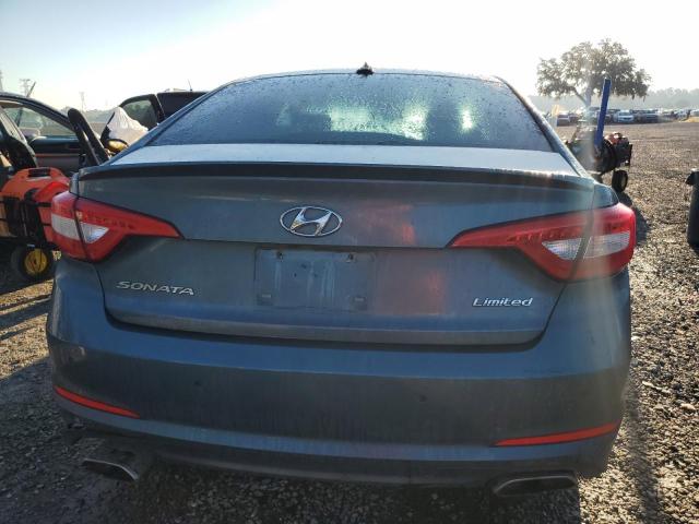 5NPE34AF4FH088506 - 2015 HYUNDAI SONATA SPORT BLUE photo 6