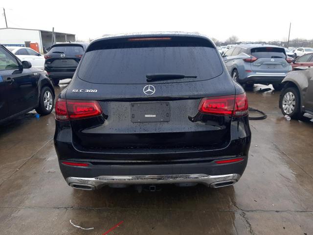 W1N0G8DB8MV296408 - 2021 MERCEDES-BENZ GLC 300 BLACK photo 6