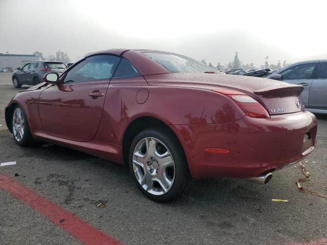 JTHFN45Y979012590 - 2007 LEXUS SC 430 BURGUNDY photo 2