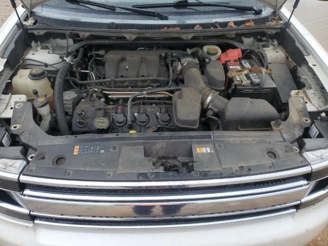 2FMGK5C89EBD36044 - 2014 FORD FLEX SEL WHITE photo 12