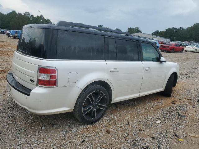 2FMGK5C89EBD36044 - 2014 FORD FLEX SEL WHITE photo 3