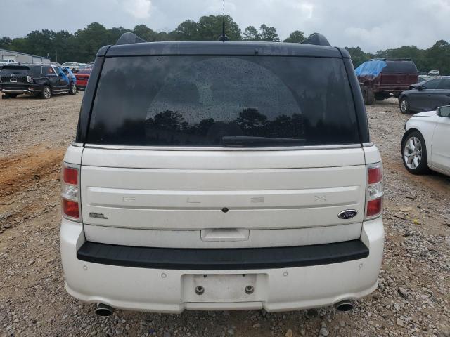2FMGK5C89EBD36044 - 2014 FORD FLEX SEL WHITE photo 6