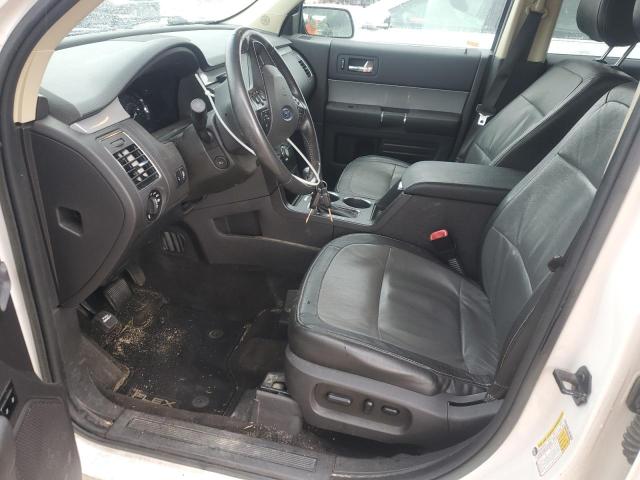 2FMGK5C89EBD36044 - 2014 FORD FLEX SEL WHITE photo 7