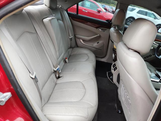 1G6DE5EY4B0104558 - 2011 CADILLAC CTS LUXURY COLLECTION RED photo 10