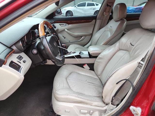 1G6DE5EY4B0104558 - 2011 CADILLAC CTS LUXURY COLLECTION RED photo 7
