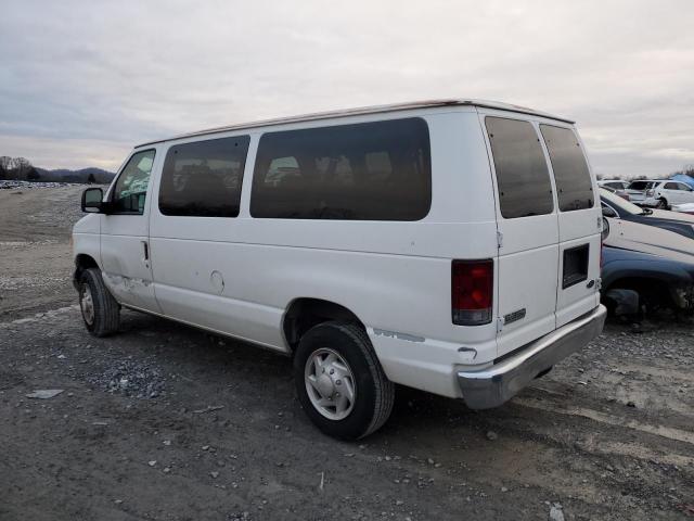 1FBNE31L16HB00978 - 2006 FORD ECONOLINE E350 SUPER DUTY WAGON WHITE photo 2