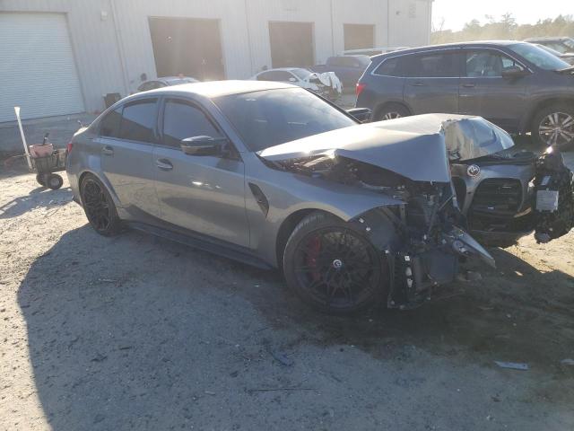 WBS43AY01PFP12519 - 2023 BMW M3 COMPETITION GRAY photo 4